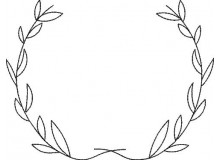 Stickdatei - Kranz 2 Doodle